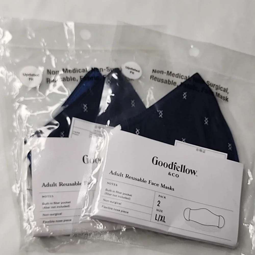 Reusable Adult Face Masks With adjustable straps